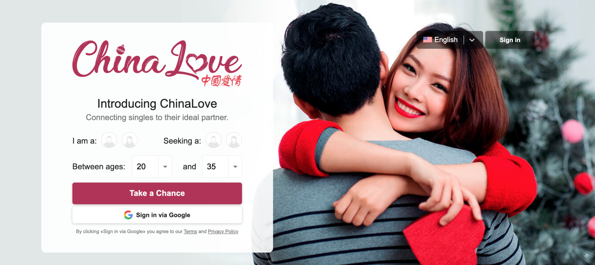 ChinaLove main page
